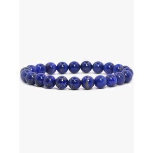 NEW?Lapis Lazuli 8mm Round Beads Stretch Bracelet 7 Inch
